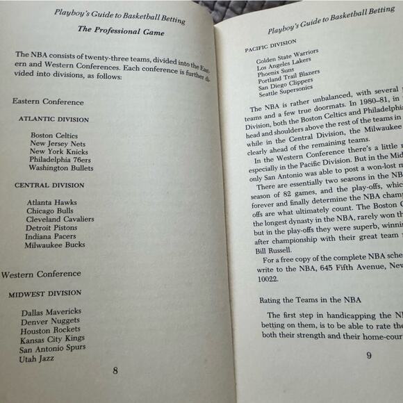 Playboy's guide to basketball betting Edwin Silberstang 1982 First Ed. paperback - Picture 6 of 11